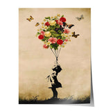 Ballon Fleur - Affiche