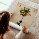 Ballon Fleur - Affiche