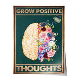 Cultivez des pensées positives 1 - Poster