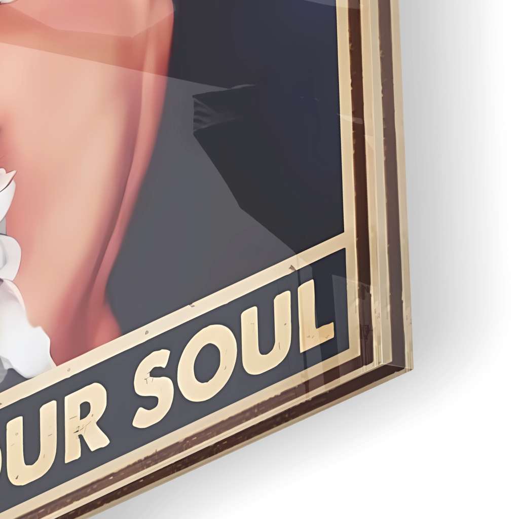 Perdez la tête, trouvez votre âme 5 - verre acrylique