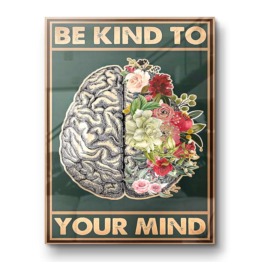 Be kind to your mind 7 - Acrylglas