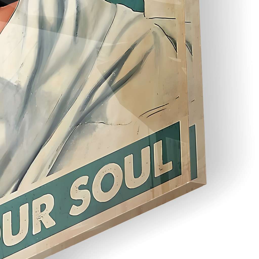 Perdez la tête, trouvez votre âme 8 - verre acrylique