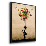 Ballon Fleur - Toile