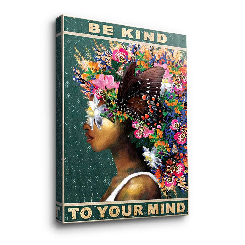 Be kind to your mind 5 - canvas