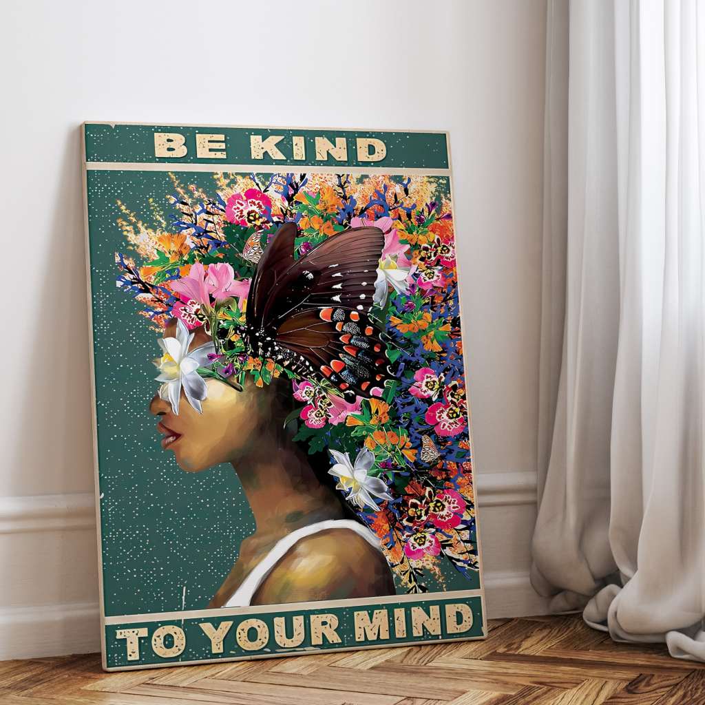 Be kind to your mind 5 - canvas