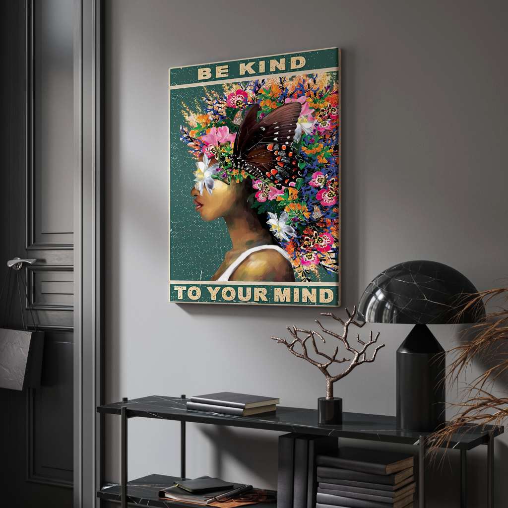 Be kind to your mind 5 - canvas