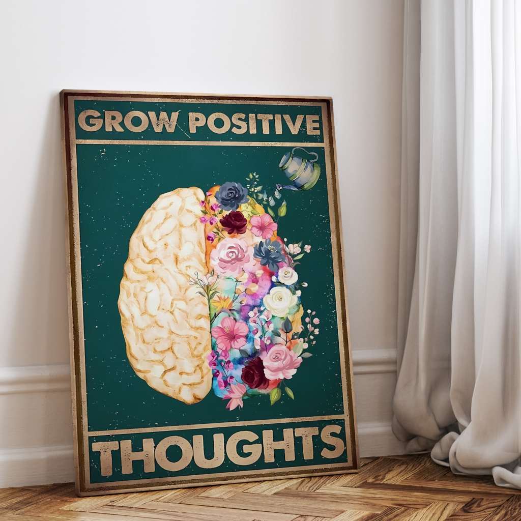 Développer des pensées positives 1 - Toile