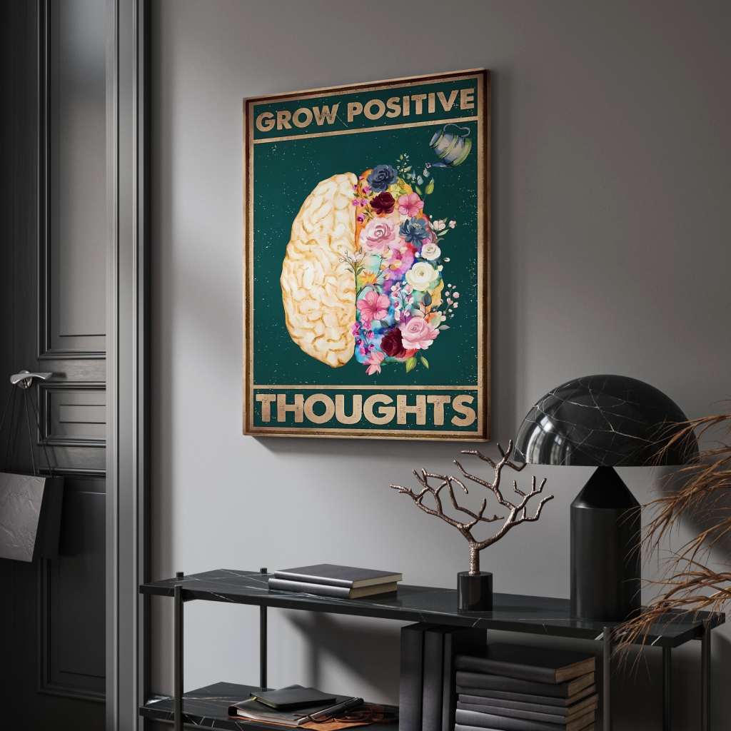 Développer des pensées positives 1 - Toile