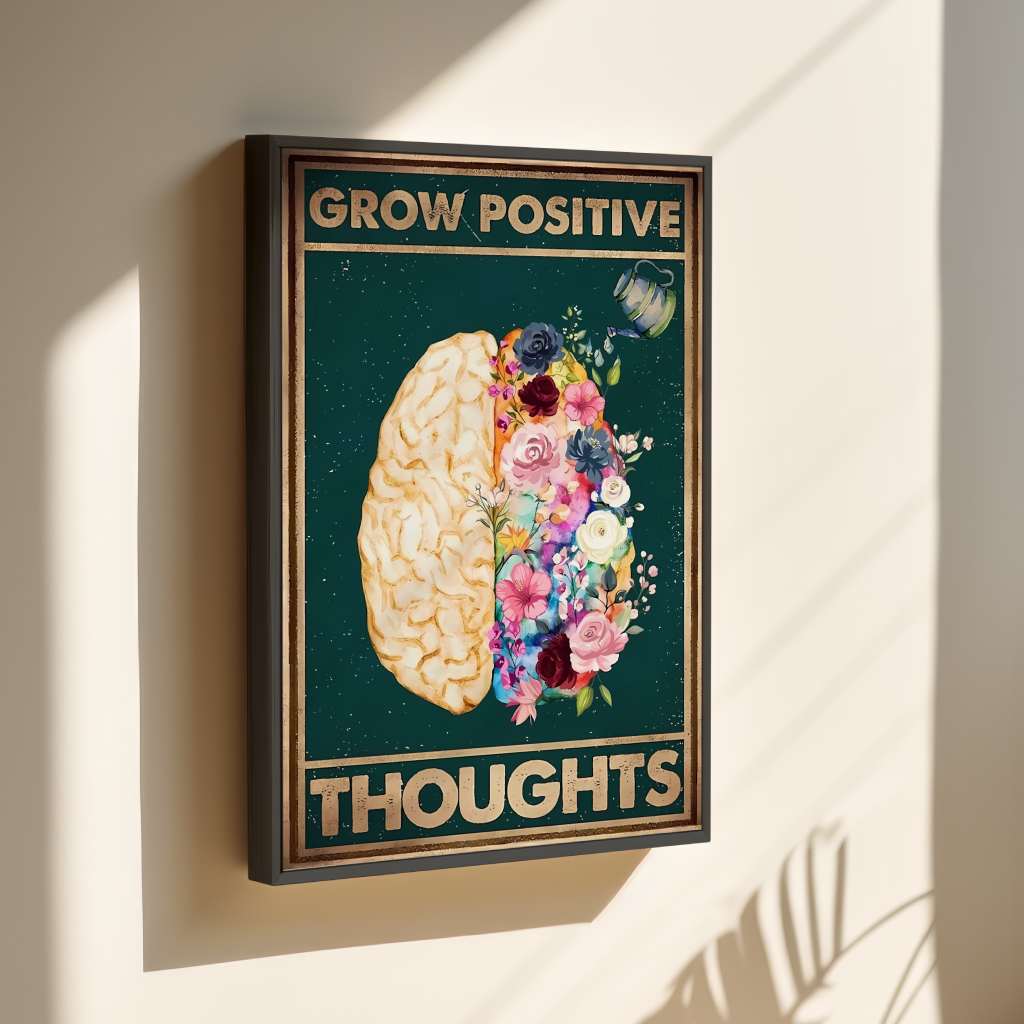 Développer des pensées positives 1 - Toile