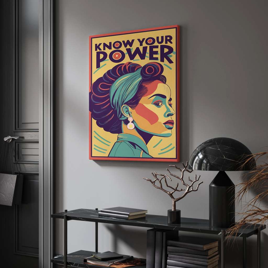 Connaissez votre pouvoir 4 - toile