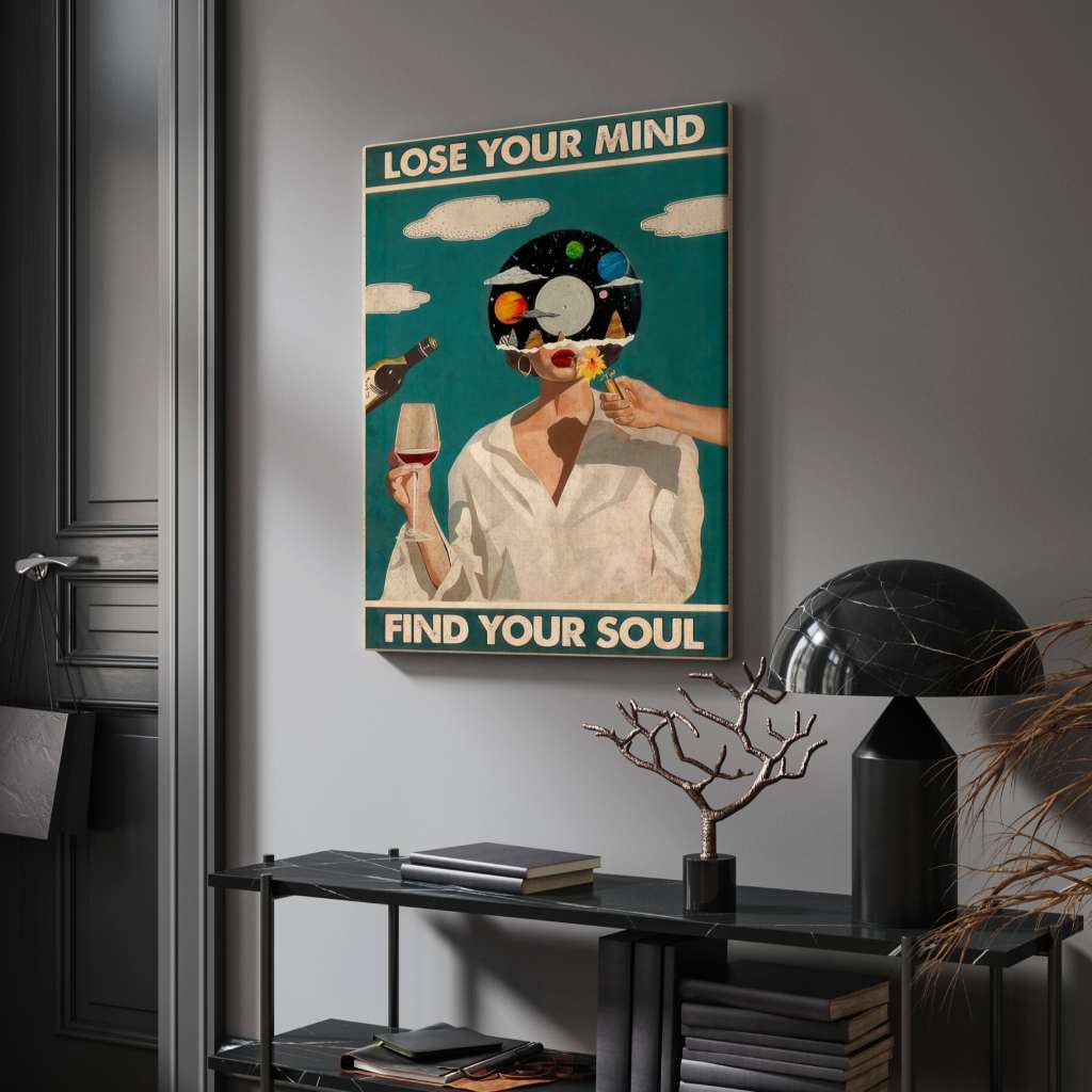 Perdez la tête, trouvez votre âme 1 - Toile