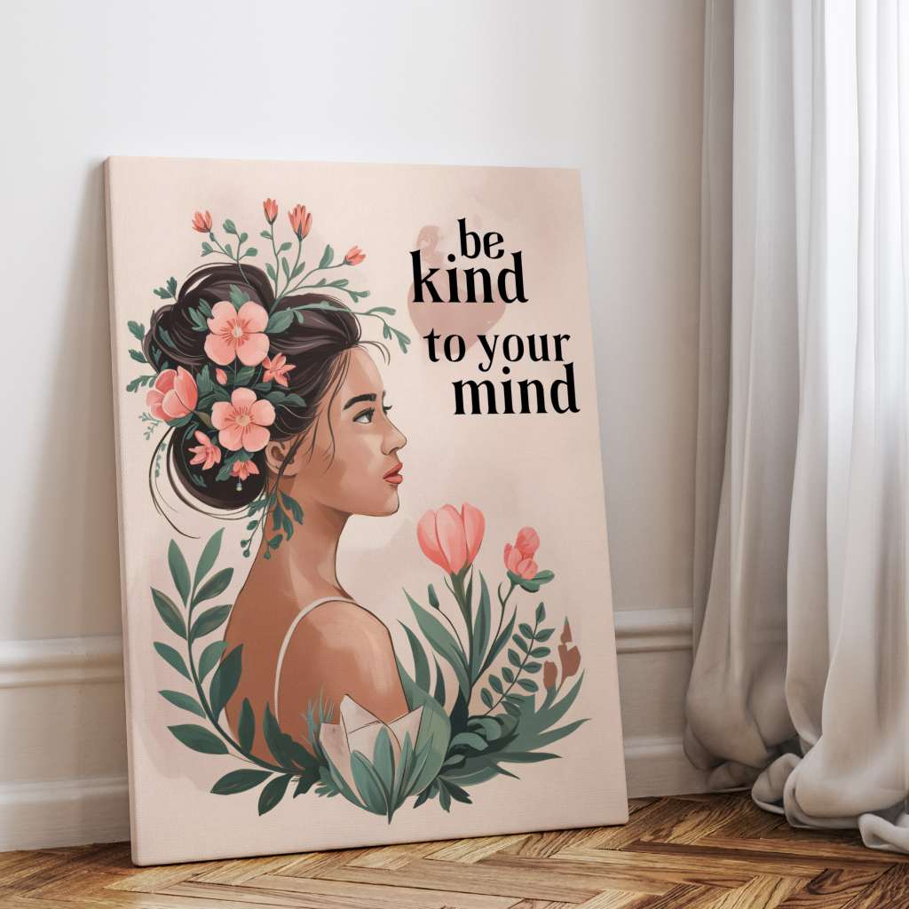 Be kind to your mind 6 - Leinwand