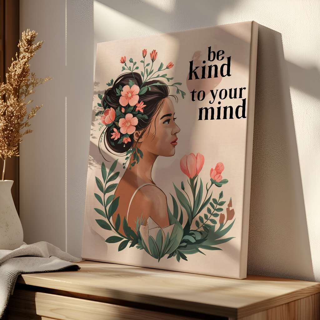Be kind to your mind 6 - Leinwand