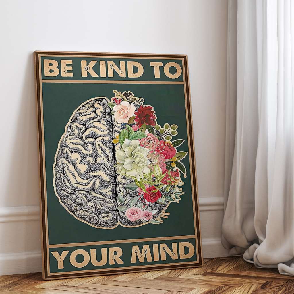 Be kind to your mind 7 - Leinwand