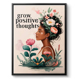 Grow positive thoughts 2 - canvas