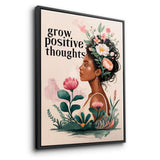 Grow positive thoughts 2 - canvas