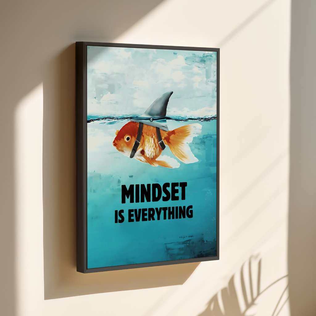 L’état d’esprit est tout #Goldfish - Toile