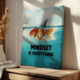 L’état d’esprit est tout #Goldfish - Toile