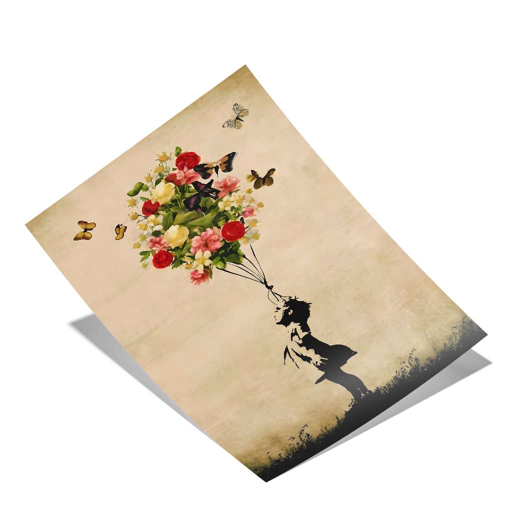 Ballon Fleur - Affiche