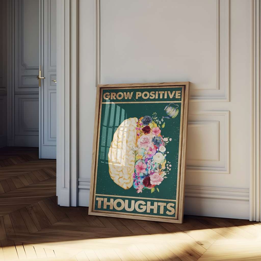 Cultivez des pensées positives 1 - Poster